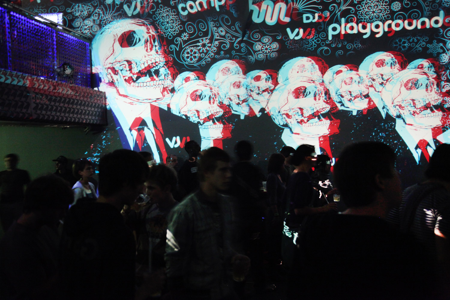 Live Visuals der Mainstage beim Playground AV Festival in der Sakog – MODULUX, Aufnahme 7