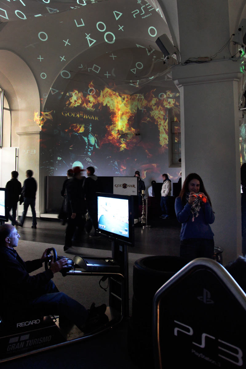 Sony PlayStation – Ovalhalle · MuseumsQuartier · Wien – MODULUX, Projektaufnahme 1