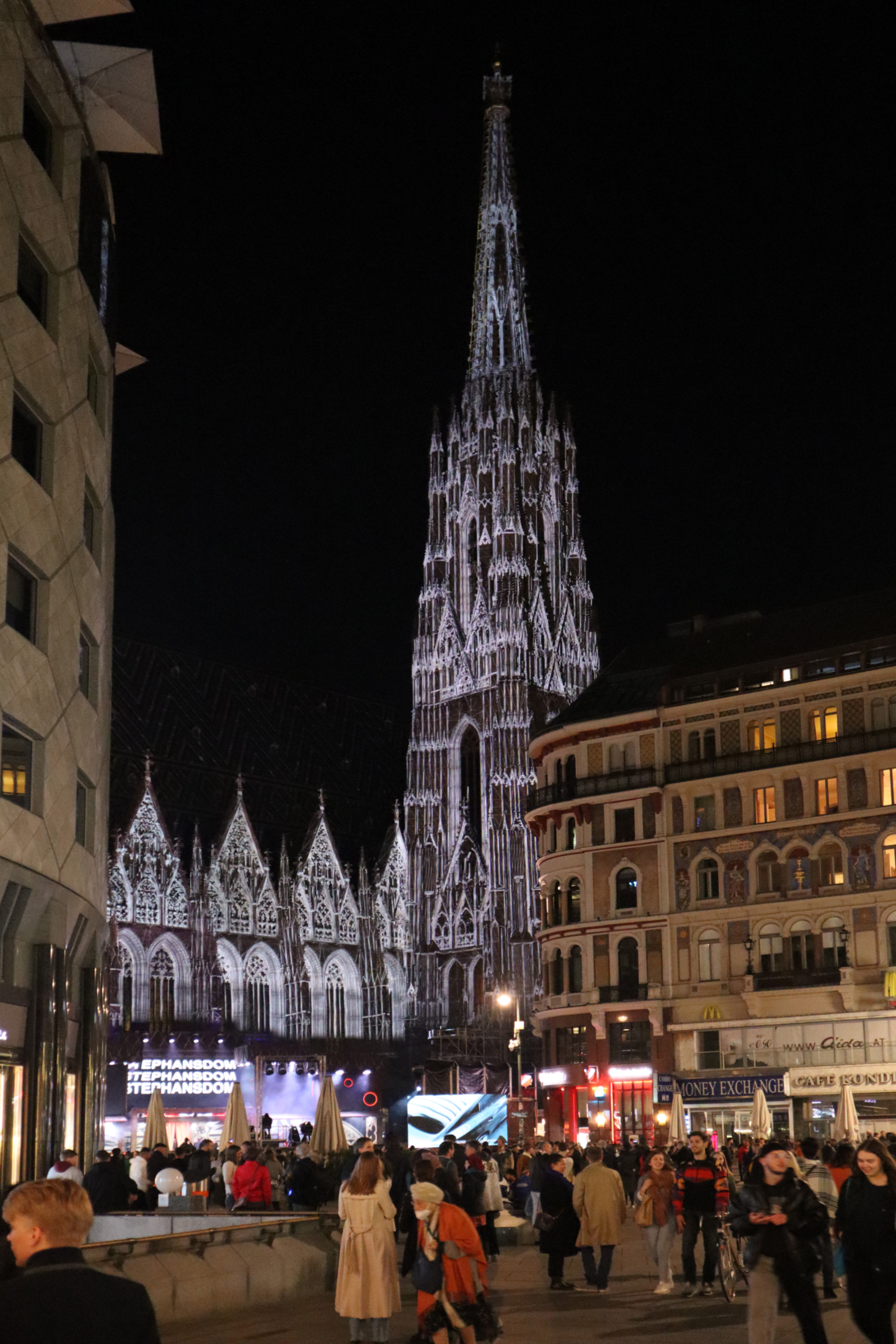 Projektansicht 1: AUSTRIA FOR LIFE – Stephansdom · Wien · AT