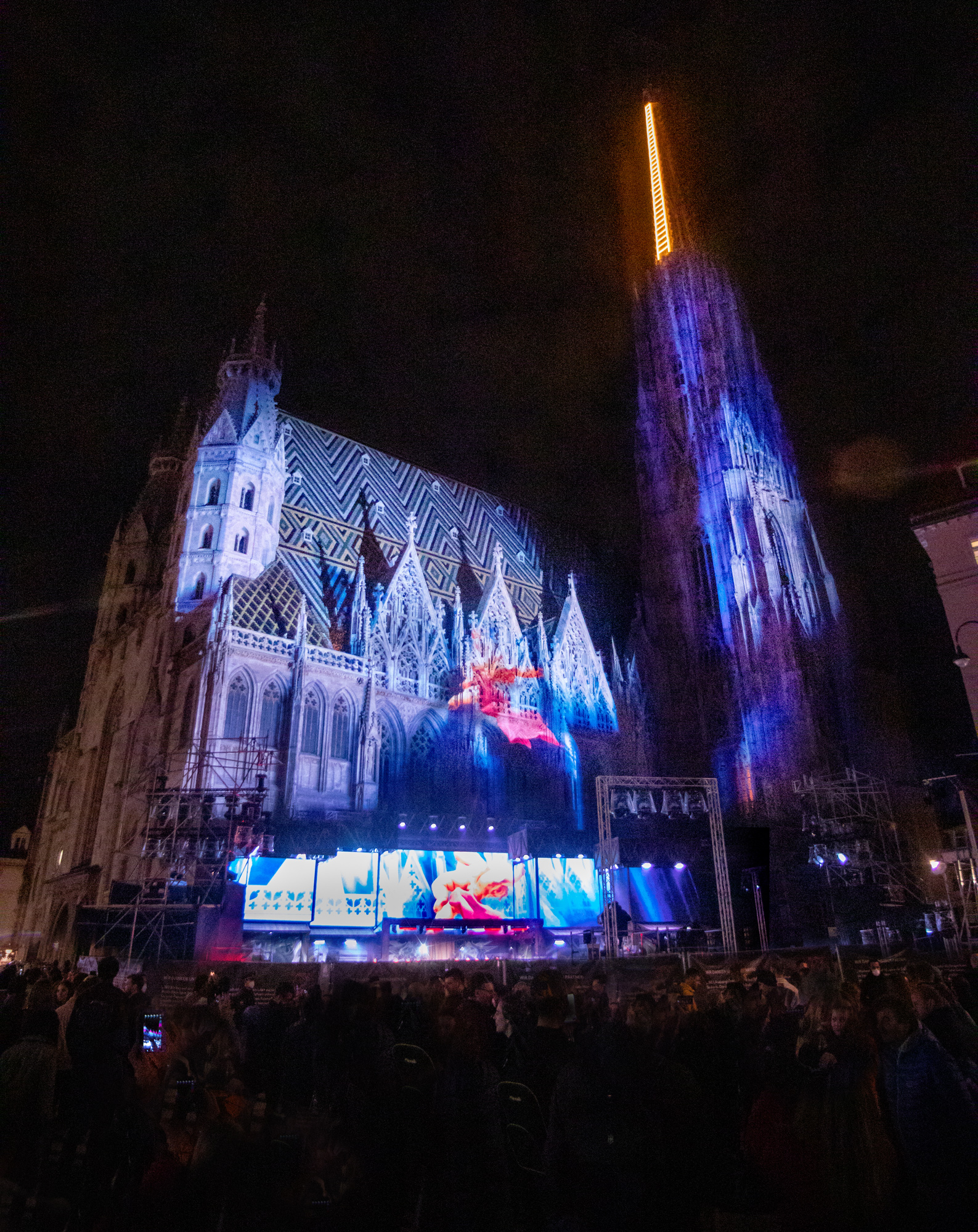 Projektansicht 9: AUSTRIA FOR LIFE – Stephansdom · Wien · AT